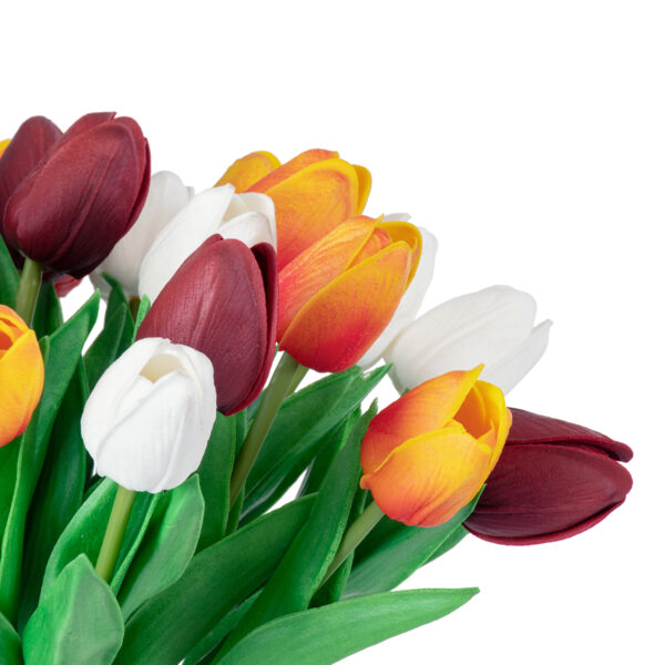 GloboStar® Artificial Garden TULIP BOUQUET 20256 Τεχνητό Διακοσμητικό Μπουκέτο με Τουλίπες Υ42cm - Image 2