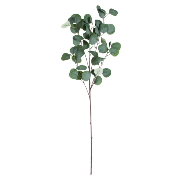 GloboStar® Artificial Garden EUCALYPTUS BRANCH 20258 Τεχνητό Διακοσμητικό Κλαδί Ευκάλυπτου Π27 x Υ93cm