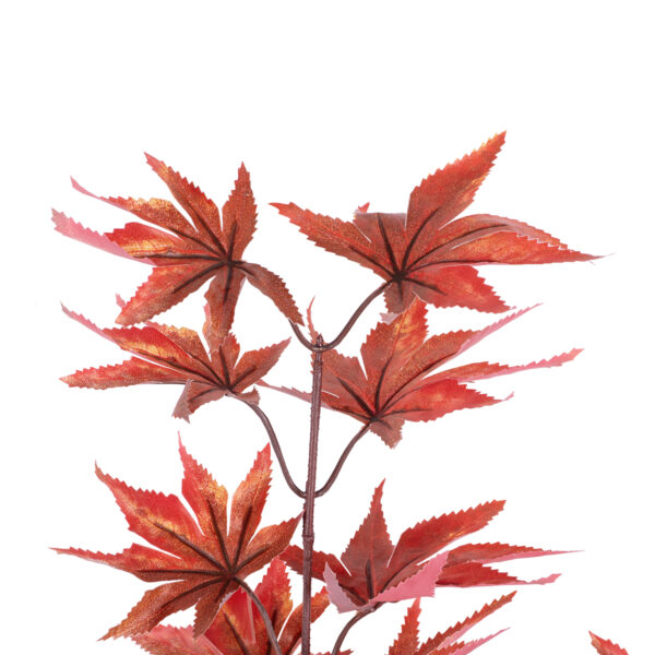 GloboStar® Artificial Garden MAPLE BRANCH 20263 Τεχνητό Διακοσμητικό Κλαδί Σφένδαμου Π25 x Υ90cm - Image 2