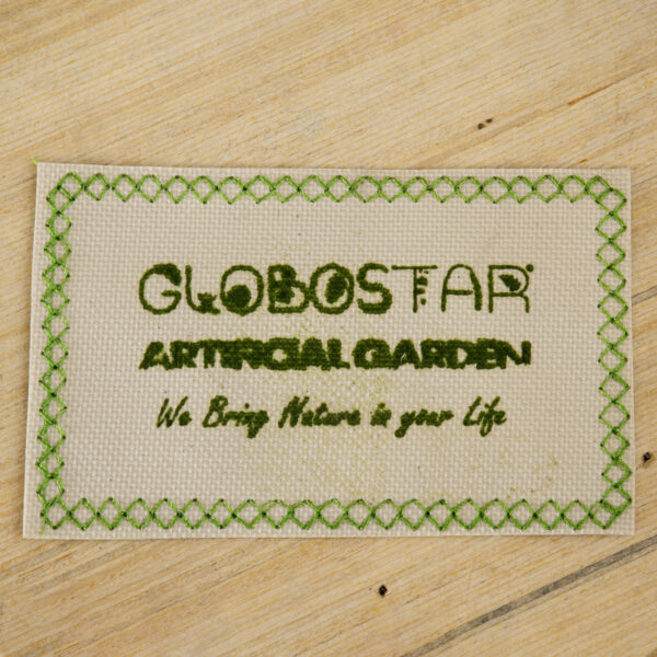 GloboStar® Artificial Garden FOLEGANDROS 20302 Διακοσμητικό Πλεκτό Καλάθι - Κασπώ Γλάστρα - Flower Pot Μπεζ με Καφέ Φ32cm x Υ59cm - Image 6