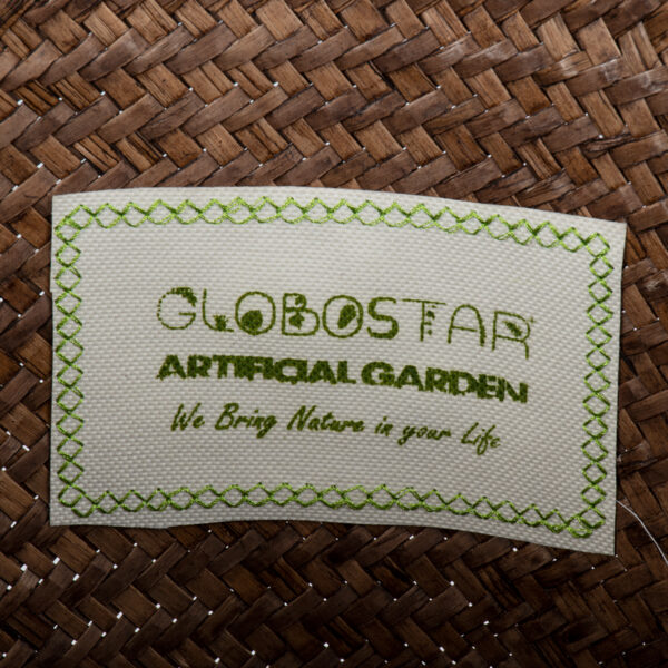 GloboStar® Artificial Garden SKIATHOS 20347 Διακοσμητικό Ψάθινο Καλάθι - Κασπώ Γλάστρα - Flower Pot Καφέ Φ30cm x Υ30cm - Image 5