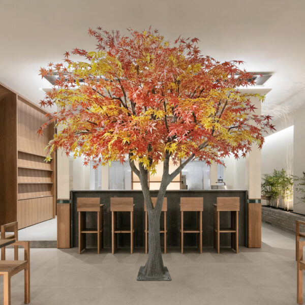 GloboStar® Artificial Garden AUTUMN MAPLE TREE 20360 Τεχνητό Διακοσμητικό Δέντρο Φθινοπωρινός Σφένδαμος Υ350cm - Image 7