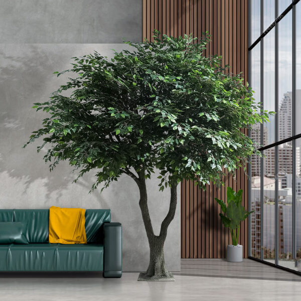 GloboStar® Artificial Garden BANYAN FICUS TREE 20361 Τεχνητό Διακοσμητικό Δέντρο Ινδική Συκιά Φίκος Υ300cm - Image 6