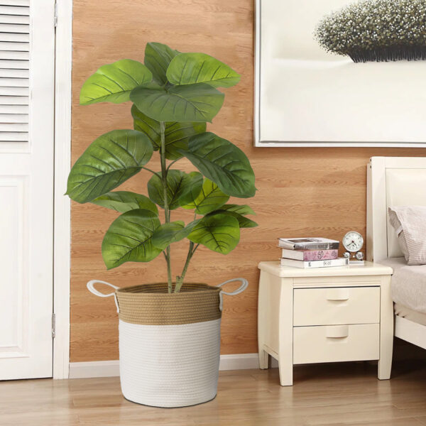 GloboStar® Artificial Garden FICUS RELIGIOSA TREE 20377 Τεχνητό Διακοσμητικό Φυτό Ιερή Συκή Υ100cm - Image 6