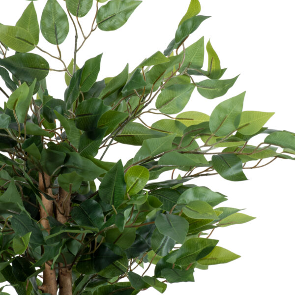 GloboStar® Artificial Garden FICUS BENJAMINA TREE 20415 Τεχνητό Διακοσμητικό Φυτό Φίκος Μπενζαμίνη Υ120cm - Image 2