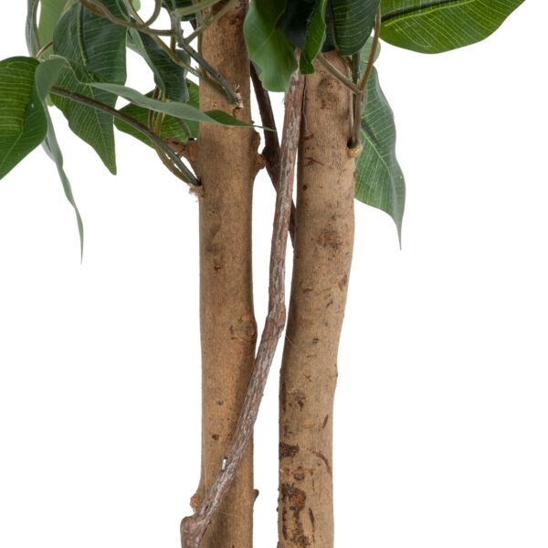 GloboStar® Artificial Garden FICUS BENJAMINA TREE 20415 Τεχνητό Διακοσμητικό Φυτό Φίκος Μπενζαμίνη Υ120cm - Image 3