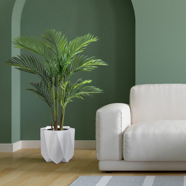 GloboStar® Artificial Garden ARECA PALM TREE 20418 - Τεχνητό Διακοσμητικό Φυτό Φοινικόδεντρο Αρέκα Υ120cm - Image 7