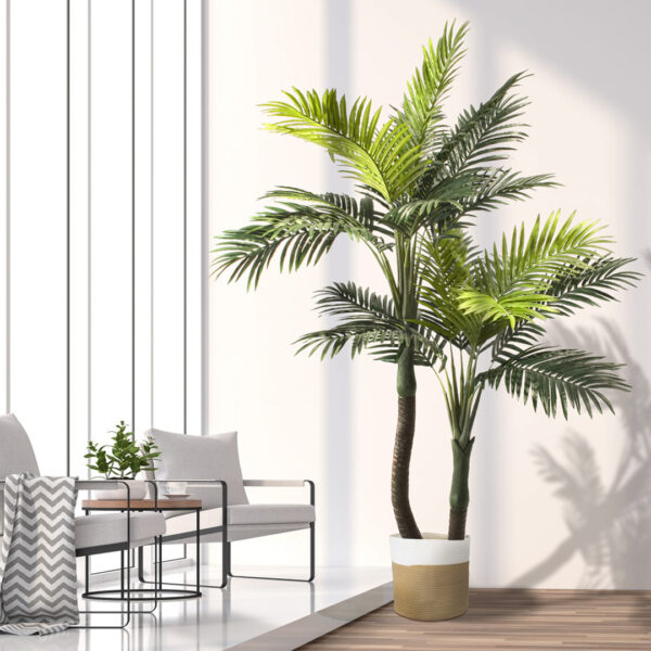 GloboStar® Artificial Garden ARECA PALM TREE 20421 - Τεχνητό Διακοσμητικό Φυτό Φοινικόδεντρο Αρέκα Υ260cm - Image 7