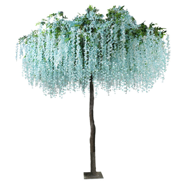 GloboStar® Artificial Garden WISTERIA FLOWER TREE 20433 Τεχνητό Διακοσμητικό Δέντρο Βιστερία Υ340cm