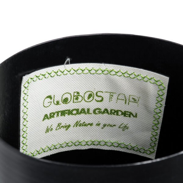 GloboStar® Artificial Garden TILOS 20485 Κρεμαστό Μεταλλικό Κασπώ Γλάστρα - Flower Pot Μαύρο Φ35cm x Υ15cm - Image 8