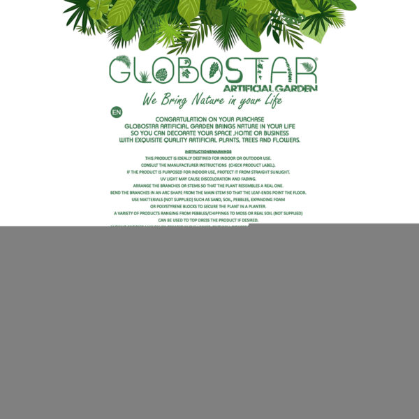 GloboStar® Artificial Garden LOUVRE 20534 Διακοσμητικό Κεραμικό Κασπώ Γλάστρα - Flower Pot Λευκό με Χρυσό Μ20 x Π10.5 x Υ30cm - Image 11