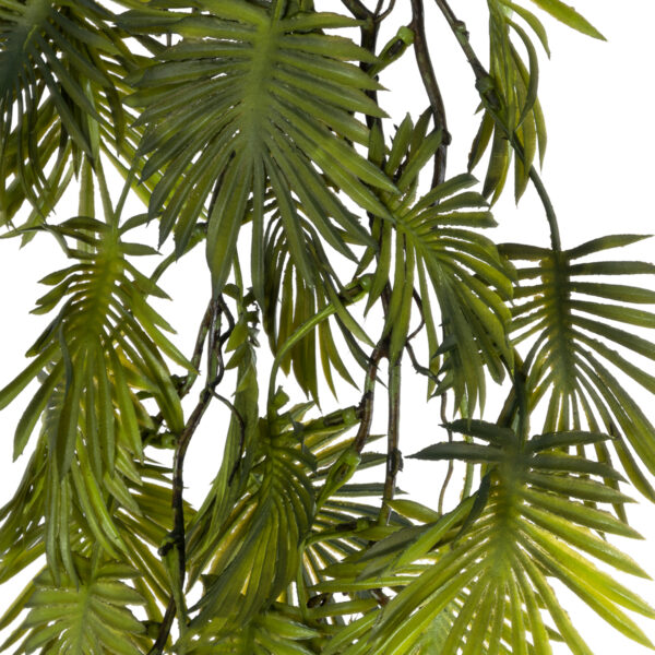 GloboStar® Artificial Garden HANGING FERN 20614 Τεχνητό Διακοσμητικό Κρεμαστό Φυτό Φτέρη Μ30 x Π10 x Υ90cm - Image 3