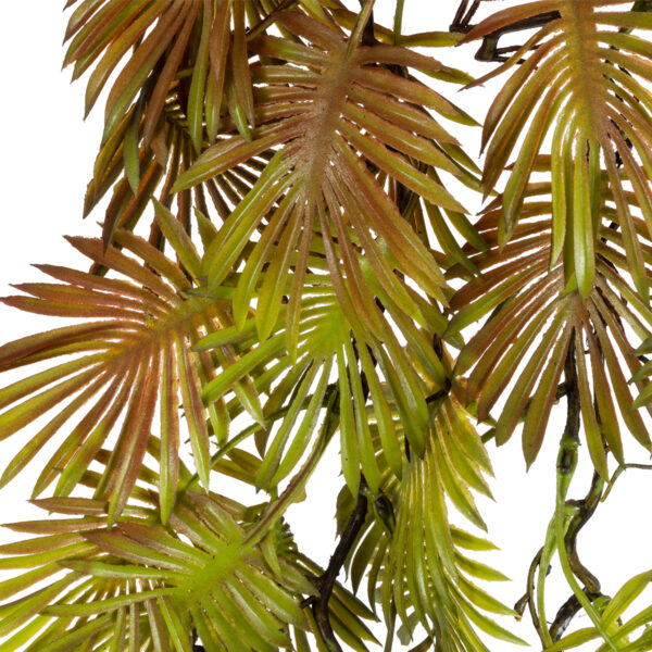 GloboStar® Artificial Garden HANGING FERN 20615 Τεχνητό Διακοσμητικό Κρεμαστό Φυτό Φτέρη Μ30 x Π10 x Υ90cm - Image 3