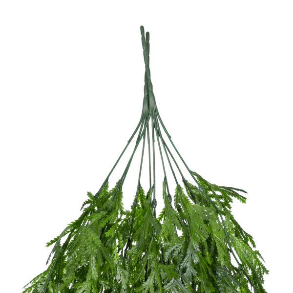 GloboStar® Artificial Garden THUJA HANGING BRANCH 20616 Τεχνητό Κρεμαστό Διακοσμητικό Κρεμαστό κλαδί Τούγιας  Y82cm Σετ 2 τεμαχίων - Image 3