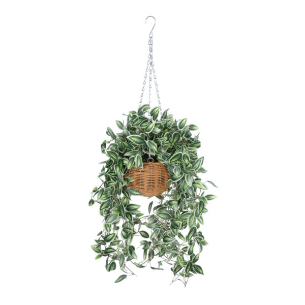 GloboStar® Artificial Garden GOLDEN BELL WILLOW HANGING PLANT 20627 Τεχνητό Κρεμαστό Διακοσμητικό Φυτό Ιτίας  Y80cm