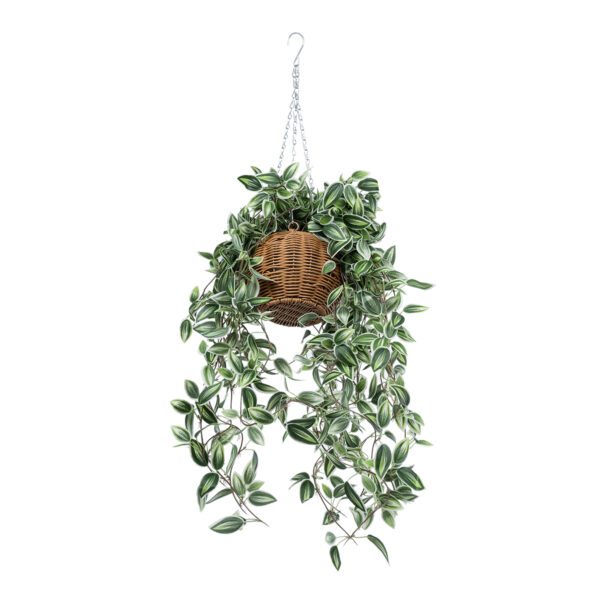 GloboStar® Artificial Garden GOLDEN BELL WILLOW HANGING PLANT 20627 Τεχνητό Κρεμαστό Διακοσμητικό Φυτό Ιτίας  Y80cm - Image 3