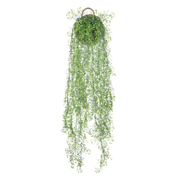 GloboStar® Artificial Garden GOLDEN BELL WILLOW 1 HANGING PLANT 20630 Κρεμαστό Τεχνητό Διακοσμητικό Φυτό Ιτίας  Y110cm