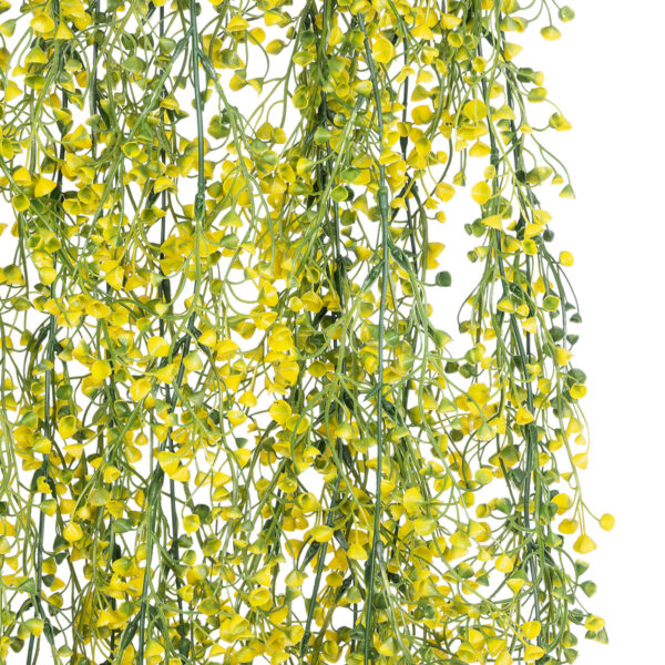 GloboStar® Artificial Garden GOLDEN BELL WILLOW 4 HANGING PLANT 20632 Κρεμαστό Τεχνητό Διακοσμητικό Φυτό Ιτίας  Y110cm - Image 3