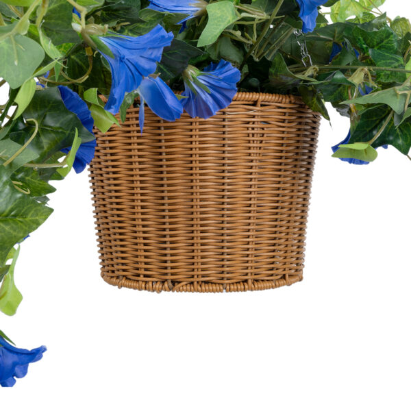 GloboStar® Artificial Garden MORNING GLORY HANGING PLANT 20636 Τεχνητό Κρεμαστό Διακοσμητικό Φυτό Ορτανσίας Y55cm - Image 5