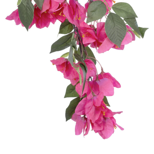 GloboStar® Artificial Garden BOUGAUVILLEA BRANCH 20643 Τεχνητό Διακοσμητικό Κλαδί Μπουκανβίλιας Φουξ Y80cm - Image 2