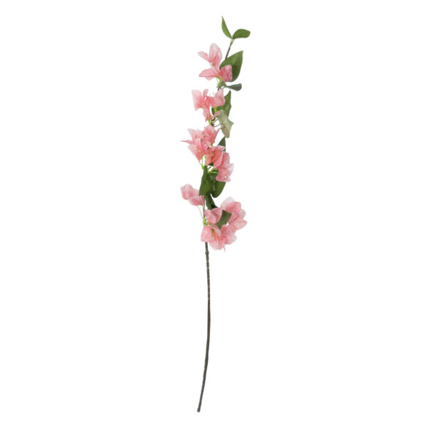 GloboStar® Artificial Garden BOUGAUVILLEA BRANCH 20655 Τεχνητό Διακοσμητικό Κλαδί Μπουκανβίλιας Ροζ - Πορτοκαλί Y80cm