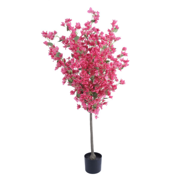 GloboStar® Artificial Garden BOUGANVILLEA 20664 Τεχνητό Διακοσμητικό Φυτό με Ανθη Μπουκανβίλιας Φουξ Υ150cm