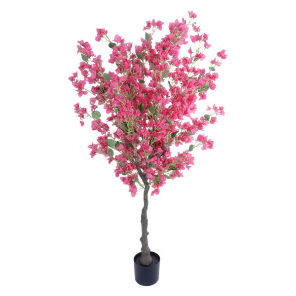 GloboStar® Artificial Garden BOUGAUVILLEA 20665 Τεχνητό Διακοσμητικό Φυτό με Ανθη Μπουκανβίλιας Φουξ Υ180cm