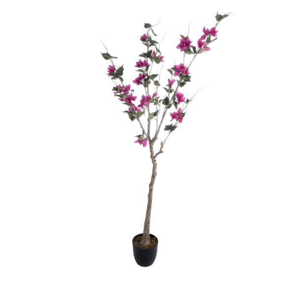 GloboStar® Artificial Garden BOUGAUVILLEA 20675 Τεχνητό Διακοσμητικό Φυτό με Ανθη Μπουκανβίλιας Φουξ Υ150cm