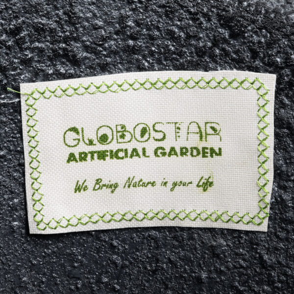 GloboStar® Artificial Garden CHLOE 20708 Επιδαπέδιο Πολυεστερικό Τσιμεντένιο Κασπώ Γλάστρα - Flower Pot Μαύρο Μ60 x Π55 x Υ43cm - Image 8