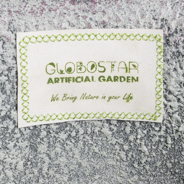 GloboStar® Artificial Garden IRISH 20721 Επιδαπέδιο Πολυεστερικό Τσιμεντένιο Κασπώ Γλάστρα - Flower Pot Λευκό με Μπεζ Φ55 x Υ90cm - Image 8