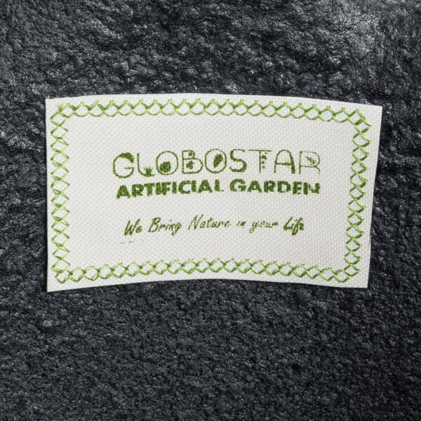 GloboStar® Artificial Garden GENOVA 20724 Επιδαπέδιο Πολυεστερικό Τσιμεντένιο Κασπώ Γλάστρα - Flower Pot Μαύρο Φ40 x Υ90cm - Image 8