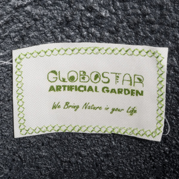 GloboStar® Artificial Garden MESTRE 20731 Επιδαπέδιο Πολυεστερικό Τσιμεντένιο Κασπώ Γλάστρα - Flower Pot Μαύρο Φ50 x Υ90cm - Image 8