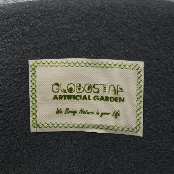 GloboStar® Artificial Garden FLORENCE 20750 Επιδαπέδιο Πολυεστερικό Τσιμεντένιο Κασπώ Γλάστρα - Flower Pot Γκρι Μ108 x Π72 x Υ40cm - Image 8