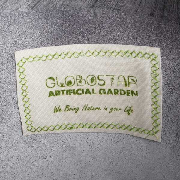 GloboStar® Artificial Garden PISA 20762 Επιδαπέδιο Πολυεστερικό Τσιμεντένιο Κασπώ Γλάστρα - Flower Pot Γκρι Ανθρακί Φ36 x Υ120cm - Image 8