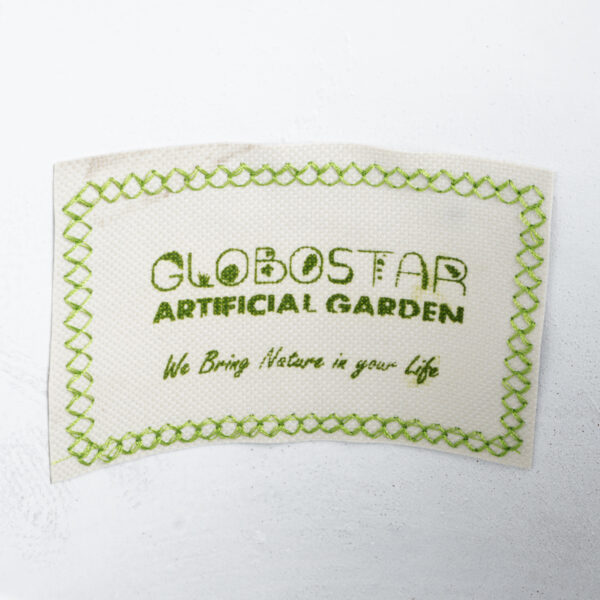 GloboStar® Artificial Garden ORIENTE 20768 Επιδαπέδιο Πολυεστερικό Τσιμεντένιο Κασπώ Γλάστρα - Flower Pot Λευκό Φ35 x Υ65cm - Image 8