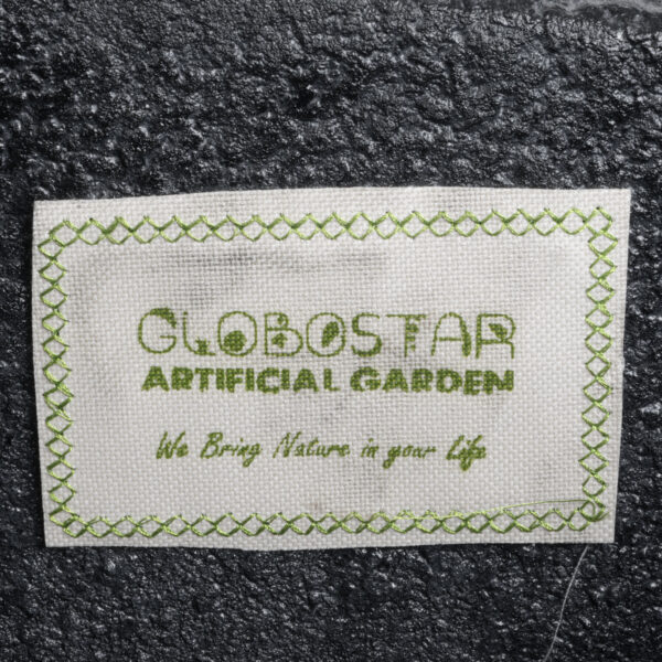 GloboStar® Artificial Garden CAMDEN 20788 Επιδαπέδιο Πολυεστερικό Τσιμεντένιο Κασπώ Γλάστρα - Flower Pot Μαύρο Μ47 x Π43 x Υ66cm - Image 8