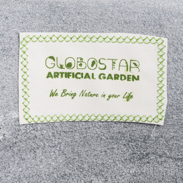 GloboStar® Artificial Garden OXFORD 20794 Επιδαπέδιο Πολυεστερικό Τσιμεντένιο Κασπώ Γλάστρα - Flower Pot Γκρι Μ60 x Π55 x Υ43cm - Image 8