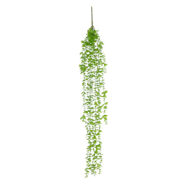 GloboStar® Artificial Garden HANGING EUCALYPTUS 20812 Τεχνητό Διακοσμητικό Κρεμαστό Φυτό Ευκάλυπτος Μ16 x Π9 x Υ105cm