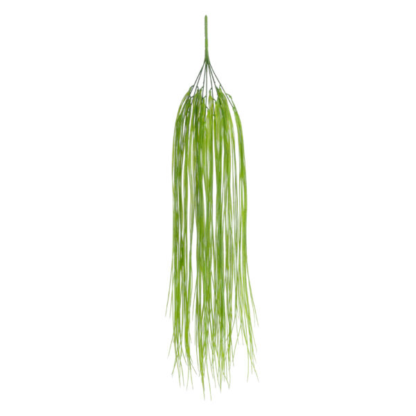 GloboStar® Artificial Garden HANGING GRASS 20814 Τεχνητό Διακοσμητικό Κρεμαστό Φυτό Grass Μ18 x Π4 x Υ81cm