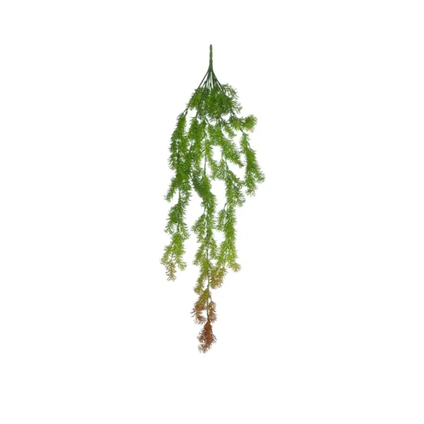 GloboStar® Artificial Garden HANGING CYPRESS 20822 Τεχνητό Διακοσμητικό Κρεμαστό Φυτό Κυπαρίσσι Μ25 x Π15 x Υ80cm