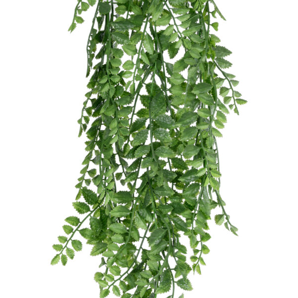 GloboStar® Artificial Garden HANGING FERN BRANCH  20829 Τεχνητό Διακοσμητικό Κρεμαστό κλαδί Φτέρης Μ30 x Π10 x Υ85cm - Image 2