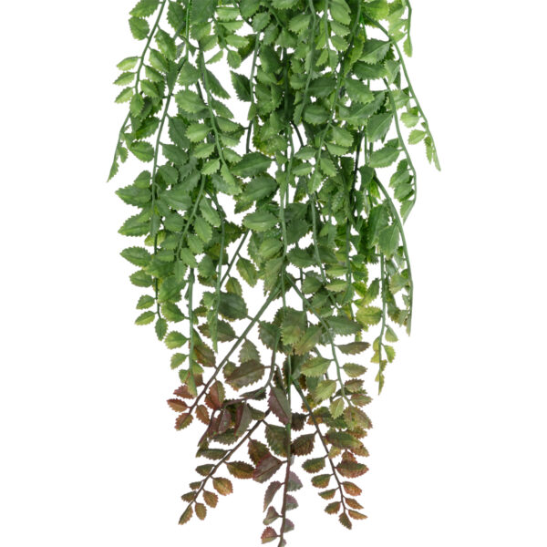 GloboStar® Artificial Garden HANGING FERN BRANCH  20830 Τεχνητό Διακοσμητικό Κρεμαστό κλαδί Φτέρης Μ30 x Π10 x Υ85cm - Image 2