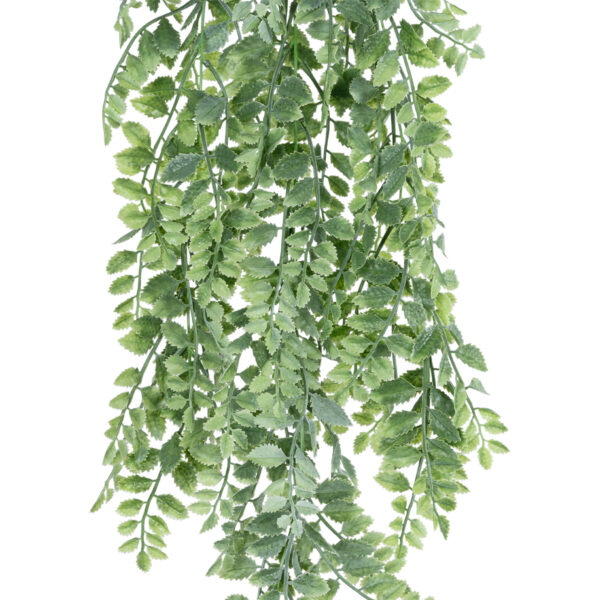 GloboStar® Artificial Garden HANGING FERN BRANCH  20831 Τεχνητό Διακοσμητικό Κρεμαστό κλαδί Φτέρης Μ30 x Π10 x Υ85cm - Image 2