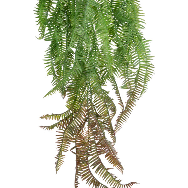 GloboStar® Artificial Garden HANGING FERN BRANCH 20834 Τεχνητό Διακοσμητικό Κρεμαστό κλαδί Φτέρης Μ30 x Π8 x Υ87cm - Image 2