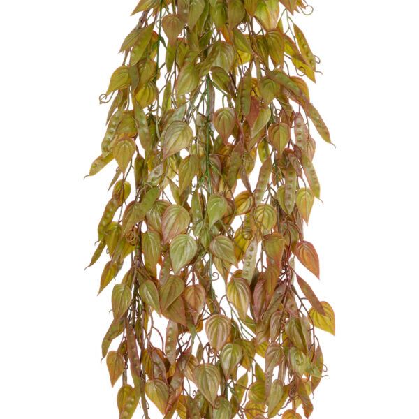 GloboStar® Artificial Garden HANGING LIMA BEAN 20844 Τεχνητό Διακοσμητικό Κρεμαστό Φυτό Φασόλι Λίμα Μ29 x Π10 x Υ86cm - Image 2