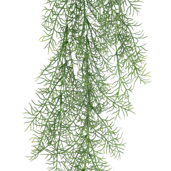 GloboStar® Artificial Garden HANGING FOENICULUM 20849 Τεχνητό Διακοσμητικό Κρεμαστό Φυτό Φοινίκουλο Μ30 x Π12 x Υ88cm - Image 2