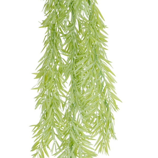 GloboStar® Artificial Garden HANGING BARLEY 20859 Τεχνητό Διακοσμητικό Κρεμαστό Φυτό Κριθάρι Μ26 x Π15 x Υ81cm - Image 2