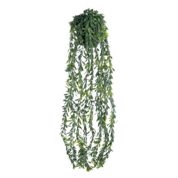 GloboStar® Artificial Garden HANGING MILAN GRASS 20866 Τεχνητό Κρεμαστό Διακοσμητικό Φυτό Milan Grass  Φ18 x Y60cm