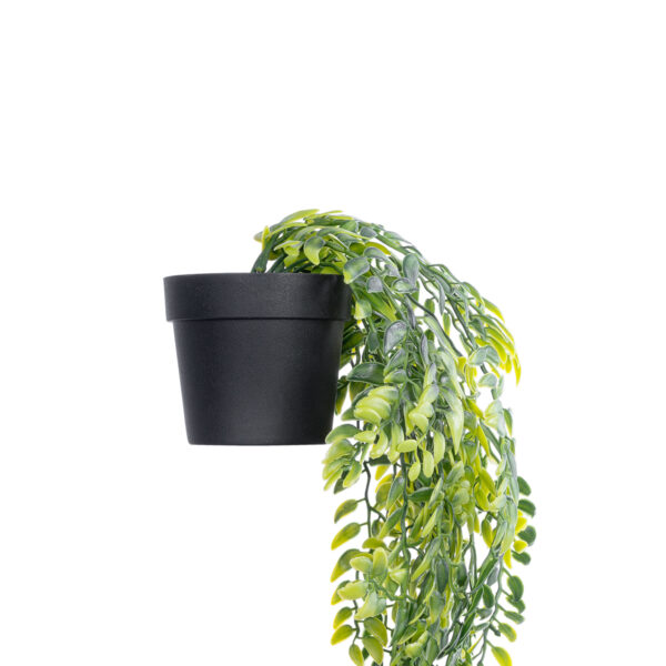 GloboStar® Artificial Garden HANGING FERN 20877 - Τεχνητό Κρεμαστό Διακοσμητικό Φυτό Φτέρη  Φ23 x Y70cm - Image 3