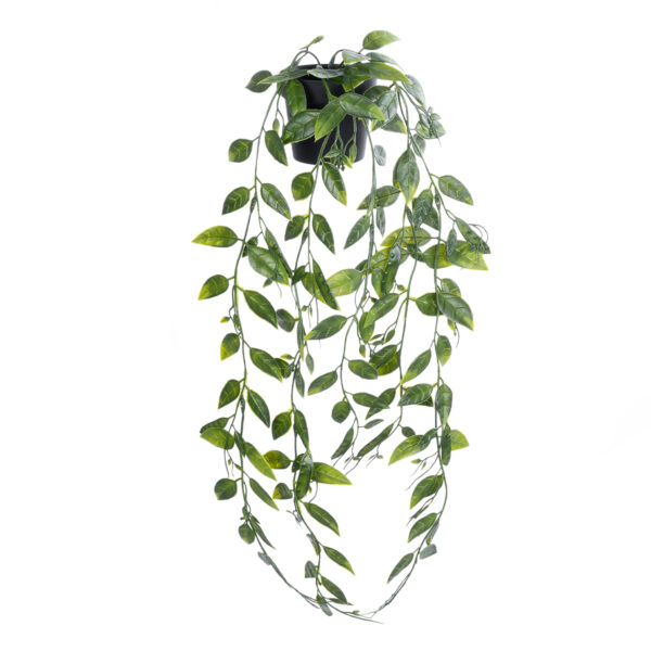 GloboStar® Artificial Garden HANGING DUTCH BEAN 20883 - Τεχνητό Κρεμαστό Διακοσμητικό Φυτό Ολλανδικό Φασόλι Φ28 x Y70cm